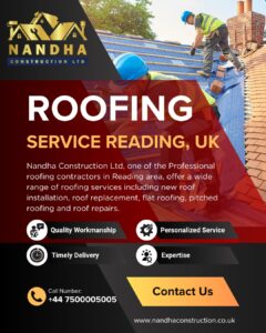 Roofing construction contractors in Reading UK