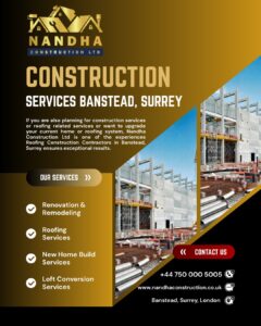 Roofing or construction contractors in Bansted, Surrey