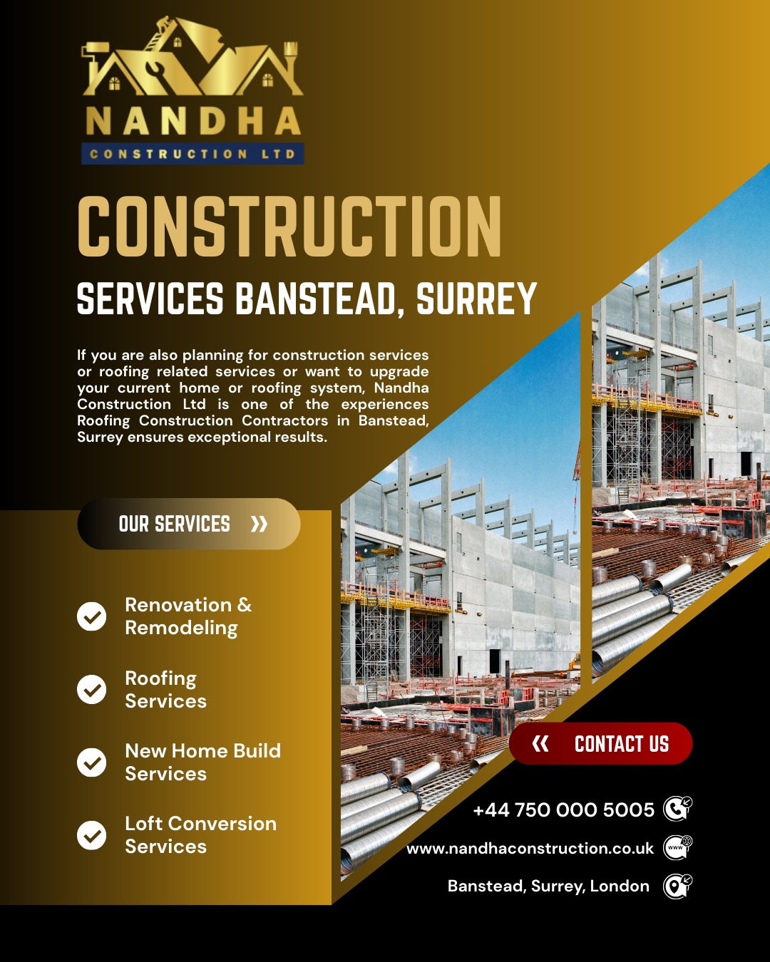You are currently viewing Roofing Construction Contractors in Banstead Surrey